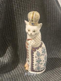 Royal Crown Derby Cats x 6 Excellent Condition Perfect Condition