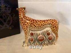 Royal Crown Derby Cheetah Paperweight