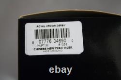 Royal Crown Derby Chinese New Year Tiger Ltd Ed 2010 Paperweight Boxed