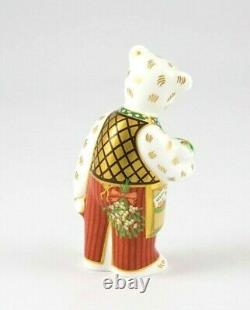 Royal Crown Derby Christmas Gardener Bear New 1st Quality Boxed