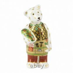 Royal Crown Derby Christmas Gardener Bear1st Quality New Boxed