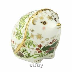 Royal Crown Derby Christmas Hedgehog Paperweight New 1st Quality Boxed