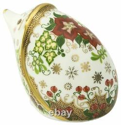 Royal Crown Derby Christmas Hedgehog Paperweight New 1st Quality Boxed