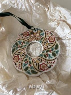 Royal Crown Derby Christmas Tree Ornaments Set Of 2