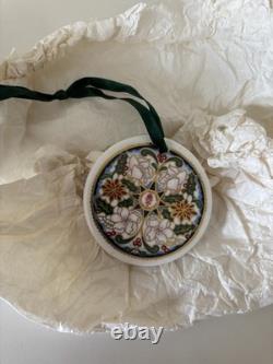 Royal Crown Derby Christmas Tree Ornaments Set Of 2