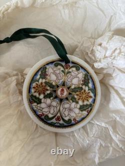 Royal Crown Derby Christmas Tree Ornaments Set Of 2