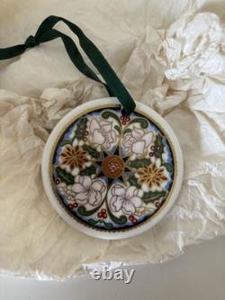 Royal Crown Derby Christmas Tree Ornaments Set Of 2