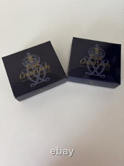 Royal Crown Derby Christmas Tree Ornaments Set Of 2