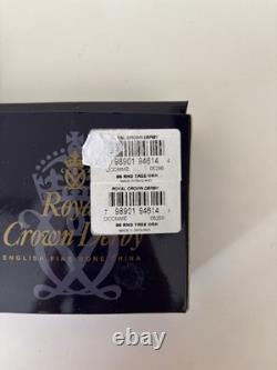 Royal Crown Derby Christmas Tree Ornaments Set Of 2
