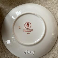 Royal Crown Derby Coffee Cup & Saucer Regency Flowers 1999 MMII Mint Condition