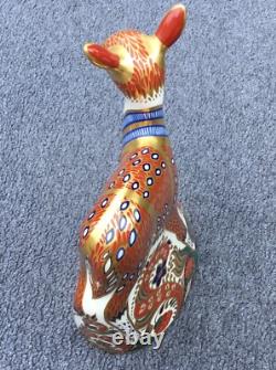 Royal Crown Derby Collector Guild Paperweight Fawn Limited Edition Gold Stopper