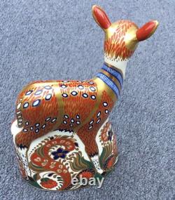 Royal Crown Derby Collector Guild Paperweight Fawn Limited Edition Gold Stopper