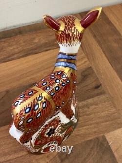 Royal Crown Derby Collectors Guild Fawn Limited Edition 1st Quality Gold Stopper