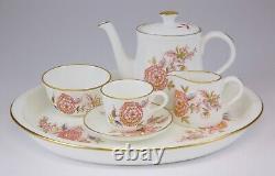 Royal Crown Derby Complete Miniature Teaset Derbyshire Garden 1st Quality Boxed