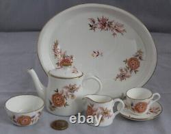 Royal Crown Derby Complete Miniature Teaset Derbyshire Garden 1st Quality Boxed