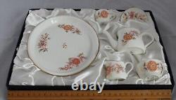 Royal Crown Derby Complete Miniature Teaset Derbyshire Garden 1st Quality Boxed