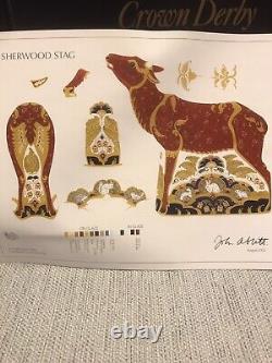 Royal Crown Derby Complete Sherwood Collection Stag/Hind/Fawn