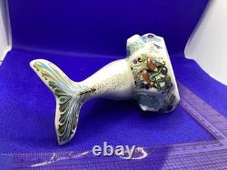 Royal Crown Derby Connaught House Striped Dolphin signed by Sue Rowe. 1 of 1500