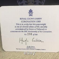 Royal Crown Derby Coronation Orb 236 of 950