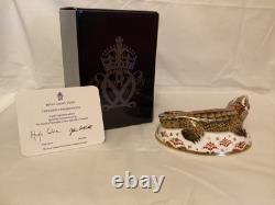 Royal Crown Derby Crocodile Exclusive Paperweight