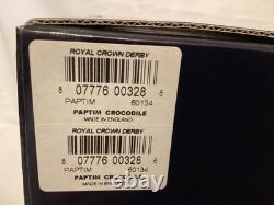 Royal Crown Derby Crocodile Exclusive Paperweight