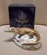 Royal Crown Derby Crocodile. Magnificent! Ltd Ed. Box. Gold Stopper