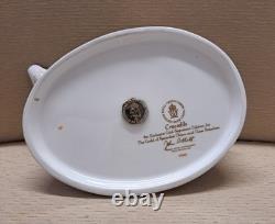 Royal Crown Derby Crocodile. MAGNIFICENT! Ltd Ed. Box. Gold Stopper