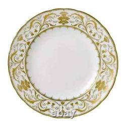 Royal Crown Derby Darley Abbey White 10 Dinner Plate 1st Quality Set of 6