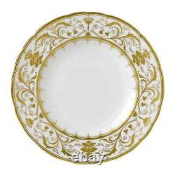 Royal Crown Derby Darley Abbey White 30pc Dinner Set (2) 1st Quality