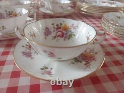 Royal Crown Derby Derby Posies Bone China Dinner Set x 37 Pieces