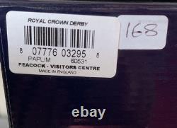 Royal Crown Derby Designers Choice Peacock Gold / Signed / Certificate / Boxed