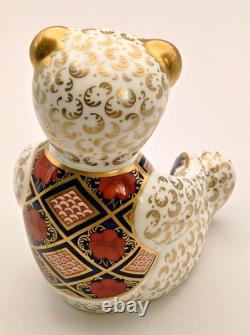 Royal Crown Derby Diamond Jubilee 1128 Old Imari Teddy Bear Ltd Ed 1st Quality