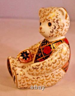 Royal Crown Derby Diamond Jubilee 1128 Old Imari Teddy Bear Ltd Ed 1st Quality