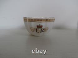 Royal Crown Derby Diamond Jubilee H. M Queen Elizabeth II Teapot Milk & Sugar Set