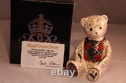 Royal Crown Derby Diamond Jubilee Imari Teddy Bear Ltd Ed 1st Quality