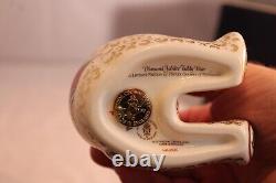 Royal Crown Derby Diamond Jubilee Imari Teddy Bear Ltd Ed 1st Quality