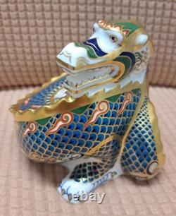 Royal Crown Derby. Dragon of Good Fortune. MAGNIFICENT Ltd Ed. Gold Stopper. Box