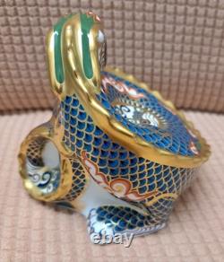 Royal Crown Derby. Dragon of Good Fortune. MAGNIFICENT Ltd Ed. Gold Stopper. Box