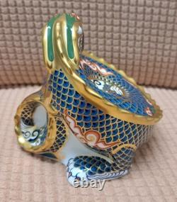 Royal Crown Derby. Dragon of Good Fortune. MAGNIFICENT Ltd Ed. Gold Stopper. Box