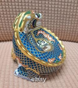 Royal Crown Derby. Dragon of Good Fortune. MAGNIFICENT Ltd Ed. Gold Stopper. Box