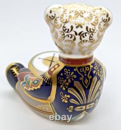 Royal Crown Derby Drummer Teddy Paperweight Signature Ltd Ed 1st Gold Stopper