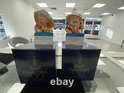 Royal Crown Derby Dwarf (Pair) Ltd Edition Mint In Box (RARE)