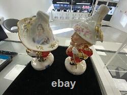 Royal Crown Derby Dwarf (Pair) Ltd Edition Mint In Box (RARE)