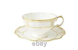 Royal Crown Derby Elizabeth Gold Tea cup & Saucer, New, NWT