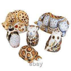 Royal Crown Derby Endangered Species Collection Set of 6 1st Quality Ex-Display