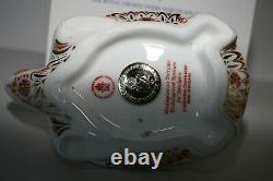 Royal Crown Derby Endangered Species Madagascan Tortoise Gold Stopper Ltd Ed