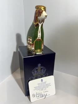 Royal Crown Derby English Spaniel Limited Edition 855/100 Specially Signed