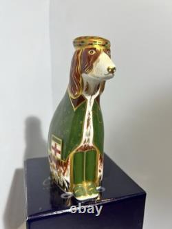 Royal Crown Derby English Spaniel Limited Edition 855/100 Specially Signed