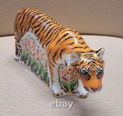 Royal Crown Derby Feline collection. Certs. Gold Stop. Boxes