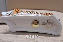 Royal Crown Derby Feline collection. Certs. Gold Stop. Boxes